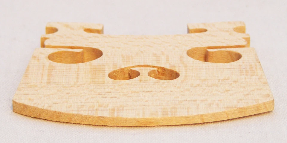 BECKER ACCESSORIES DELUXE QUALITY MAPLE VIOLA BRIDGE 4/4 - Image 2 of 4