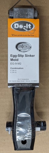 Moule à Plombs Do-It Egg Sinkers Modèle EG-5-LA (tailles 1 à 5) - Pour Pêche Eau Douce Et Mer, En Plomb