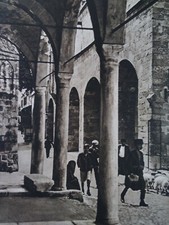 Rhodes Greece Postcard Early 1900s Rare Mosque of Enderun Arch Street 