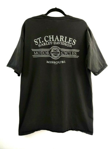 Harley Davidson T-shirt Clown Teschio San Carlo Missouri 2015 TG 2XL - Foto 11 di 12