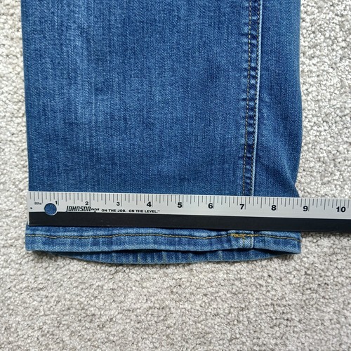Lee Jeans Womens 36 Blue Deni Regular Fit Mid Rise Bootcut Stretch Western Retro - Picture 8 of 10