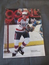 1978-79 Colorado Rockies Hockey Program vs. Washington Capitals Robert Picard