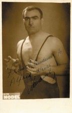 Autograf Adil Candemi Igrzyska Olimpijskie Igrzyska Olimpijskie 1948 Pierścienie wrestling