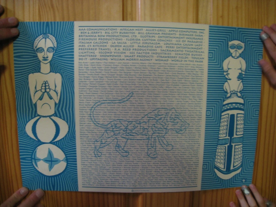 Peter Gabriel Poster Ziggy Marley Crowded House PM Dawn Womad - Image 2 of 2