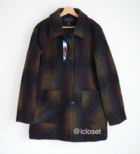 Pendleton Wool Blend Lined Topper Coat Size Large NEW