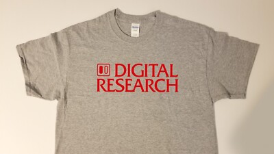 Digital Research computer software - red graphic classic style t-shirt