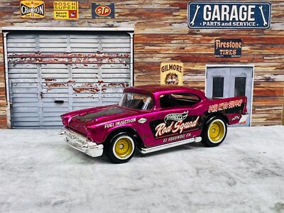 ホットウィール スーパートレジャー 「'57 CHEVY（シェビー）」 🔥🔥🔥Hot Wheels '57 Chevy Rod Squad Super Treasure Hunt LOOSE C6