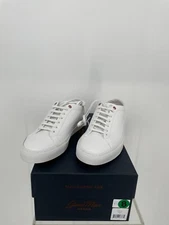 Good Man Brand Mens Edge Lo Top Mono Sneaker White Nappa Leather G917-21 Casual