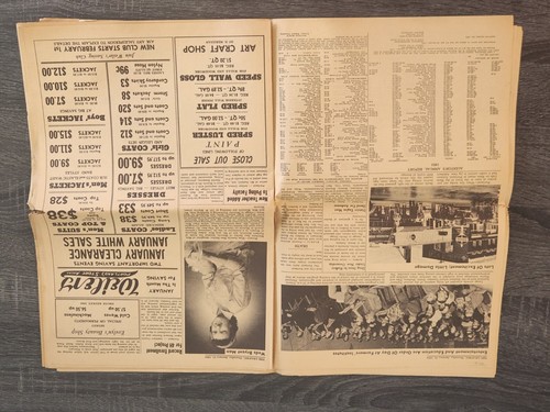 The Graphic Pennsylvania Booster Nachrichten und Bilder 1954 Zeitung Anzeigen Comics - Bild 5 von 19