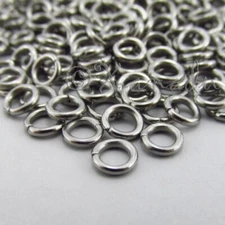 Jump Rings 6mm - 100/200/500 Stainless Steel 16 Gauge 1.2mm Open Jumprings F1625