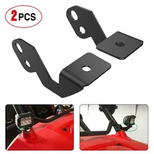 2PCS Side Pillar Mounting Brackets LED Light Pods For UTV 2014-2018 POLARIS RZR
