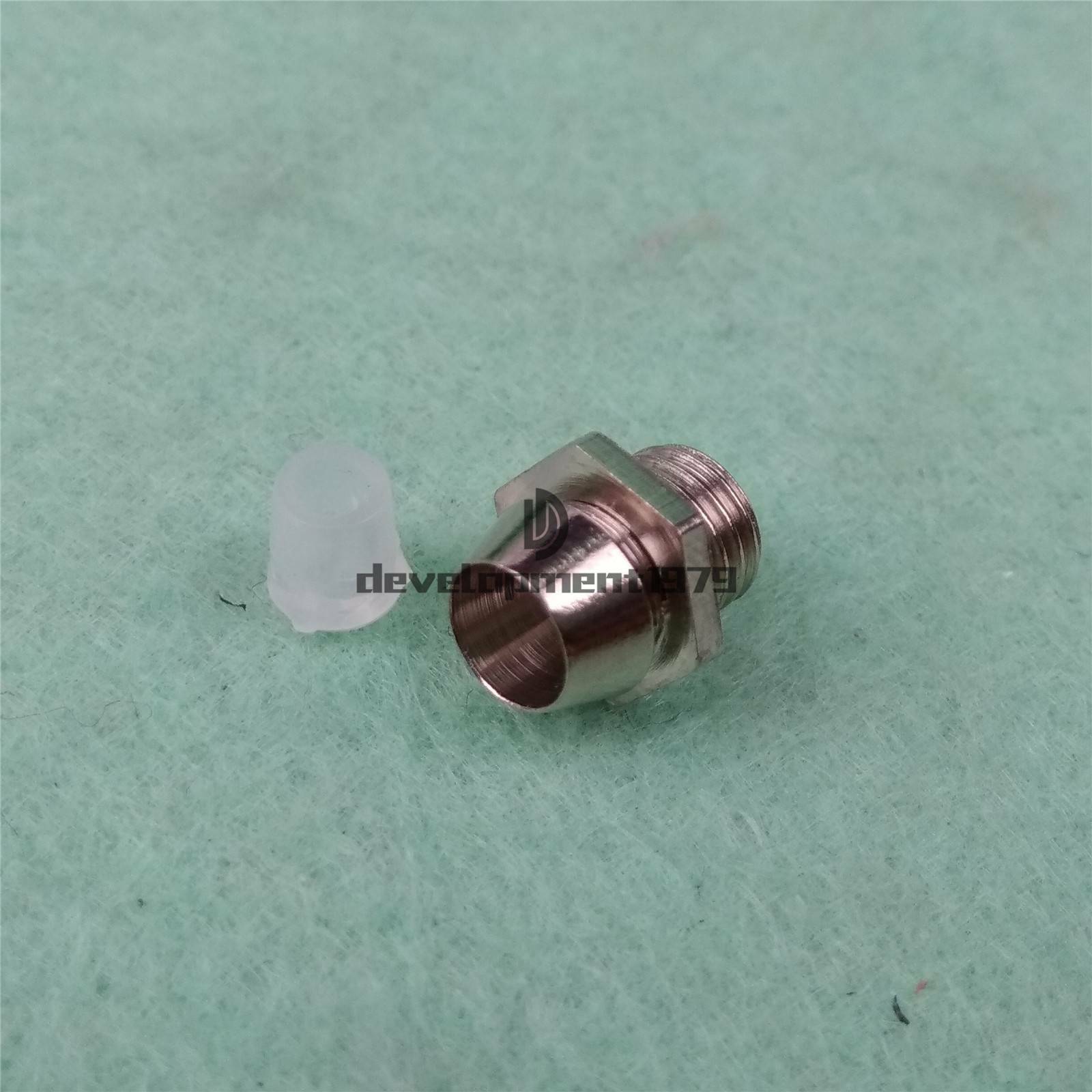 50PCS 3mm / 5mm Chrome Metal LED Bezel Holder Panel Display plastic