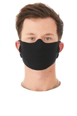 Face Mask Black Thin (pre-sanitized)