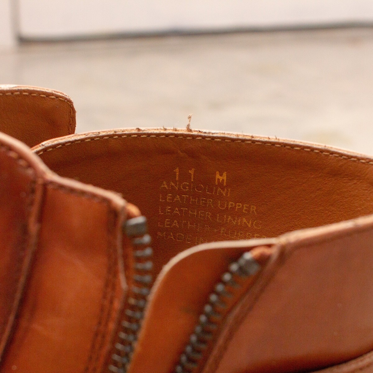 495$ Bruno Magli Angiolini Hand-burnished calfskin Zip‎ Boots Bruno Magli - Angiolini Black Leather Buckled Boot main image 3