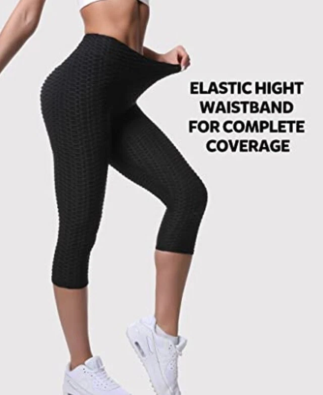 Wholesale Women's Scrunch Butt Lifting Leggings, High Waist Yoga Booty Pants - Image 3 of 4