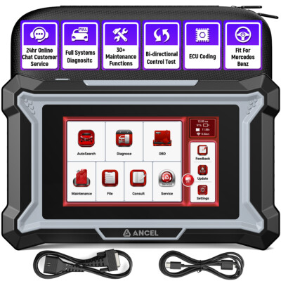Bidirectional All System OBD2 Diagnostic Scanner For Mercedes Benz ECU Coding