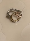 Sterling Silver 925/Gold/Rose Gold Heart With Diamond Illusions￼￼ Charm/Pendant — photo 5