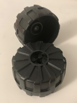 LEGO Parts 2515 (2pcs) Wheel Hard Plastic Large 54mm D. x 30mm