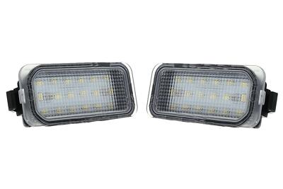 Number Plate Lights Set LED For Jaguar XF 08-14 Rear License Lamp