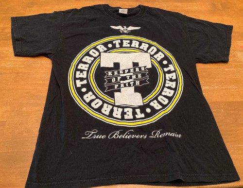 Terror Hardcore Band Men's SZ L Black 