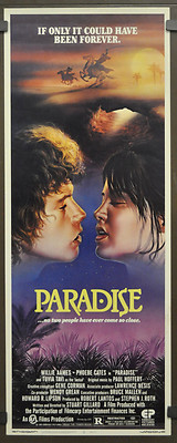 Paradise 1982 Original 14X36 Film Poster Willie Aames Phoebe Cates