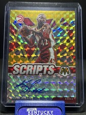 2020-21 Panini Mosaic Kevin Willis Scripts Gold Auto - Hawks Card No. SC-KWL