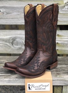 corral python inlay western boots