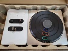 NEW Black & Silver DJ Hero Wireless Turntable & Mixer for PS2 PS3 (NO Dongle)15i