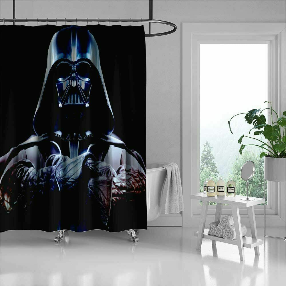 Darth Vader Star Wars Bathroom Rugs Set Shower Curtain Bath Mat Toilet