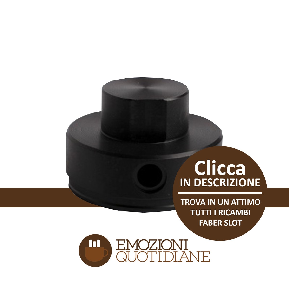 Porta Accessori Faber Slot Originale, Trasparente, Per Capsule In Plastica ABS, Italia