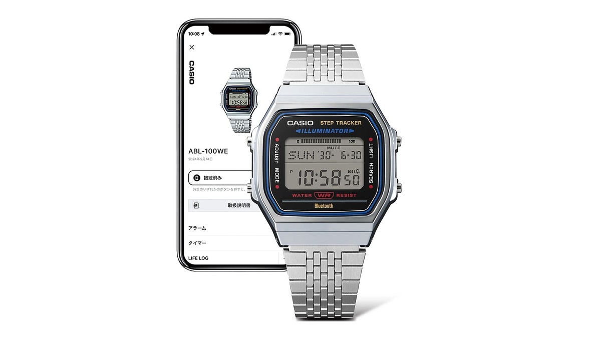 CASIO Collection STANDARD ABL-100WE-1AJF Bluetooth Digital Watch 