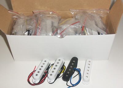 LOT OF SINGLE COIL GUITAR PICKUPS - 10 SETS - ALNICO - STRAT PARTS LOT #7