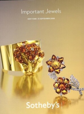 Sotheby's Imp. Jewels Diamonds Emeralds Sapphire Cartier Auction Catalog 2008