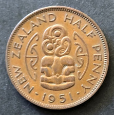 1951 New Zealand Half Penny  CEV94