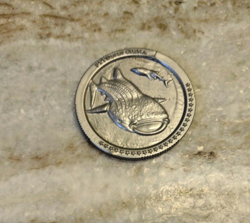 Moneda de juguete de plástico vintage - 100 - 2 peces - PTT 2020 G6