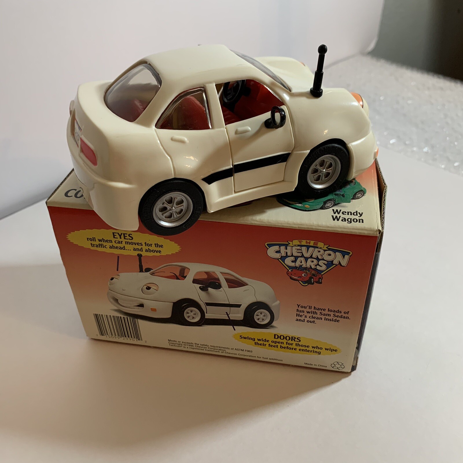 Vintage The Chevron Car - Sam Sedan - 1996 Collectible Car - New In Box!