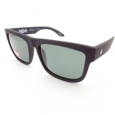 Spy Optics Discord Soft Matte Black Polarized Green Grey Sunglasses New
