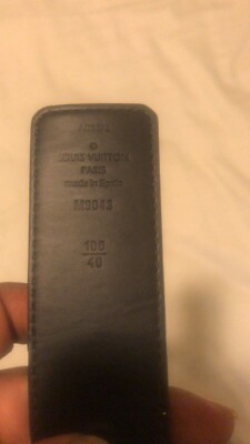 Louis Vuitton LV Initials 40MM Reversible Monogram Eclipse Belt