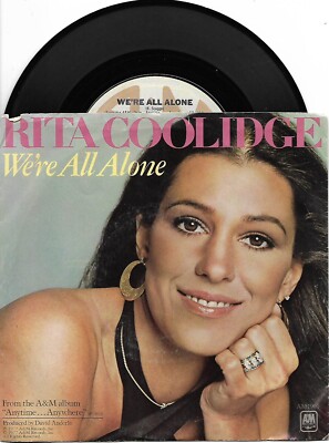 Rita Coolidge, We're All Alone/Southern Lady, 45 VG++ 1977 A&M Records