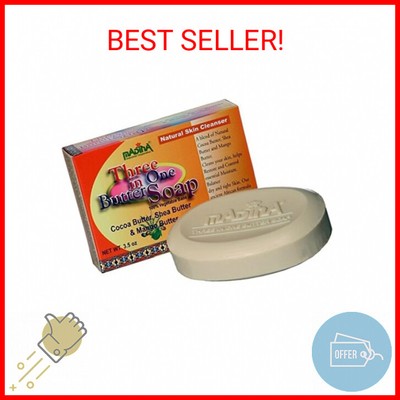 Madina Three in One Butter Soap, 3.5 oz (Pack of 3)