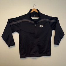 Black Antigua Green Bay Packers full zip jacket
