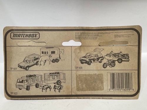 Matchbox TP-108 Ford tractor & Hay Trailer Diecast - Foto 2 di 2