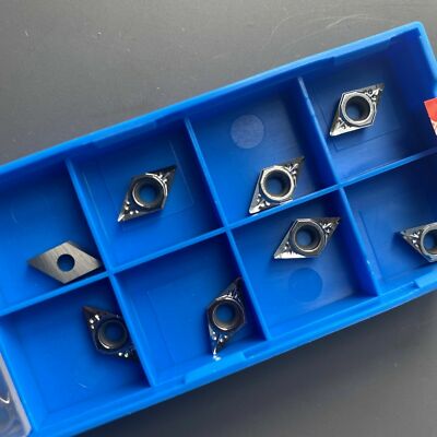 10PCS/box Korloy CCGT060204-AK H01 CCGT21.51-AK CNC Carbide Inserts NEW In Box - Foto 2