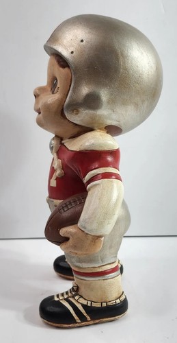 Vtg. Atlantic Mold Ceramic Football Player Statue/Bank - Picture 3 of 7