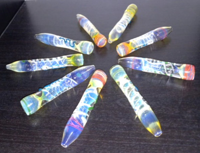 #ad #ad 3x🔥3.5” HITTER GLASS CHILLUM TOBACCO SMOKING PIPE RANDOM SHAPES amp; COLOR😎 $14.95
