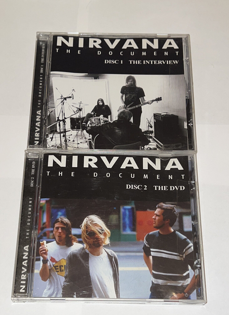 Nirvana The Document The Interview CD and The DVD 2 Disc Set | eBay