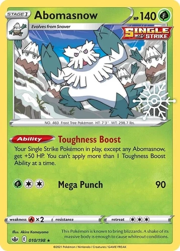 Abomasnow 010/198 Miscellaneous Cards & Products