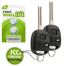 2 Replacement For 2001 2002 2003 2004 2005 Lexus IS300 Key Fob Remote