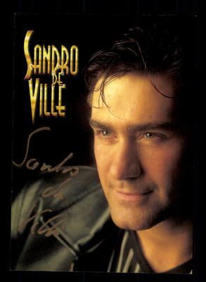 Sandro de Ville Autogrammkarte Original Signiert ## BC 59664