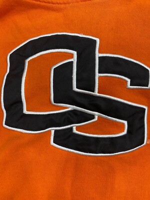 J. America Oregon State University Beavers Hooded Sweatshirt Men's Sz S #1351